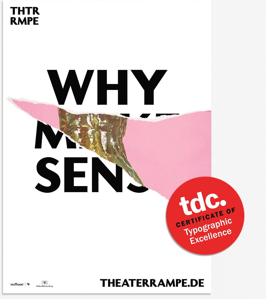 Why Make Sense Gurke Plakat Design für Theater Rampe gewinnt TDC Award - panorama studio für visuelle Gestaltung